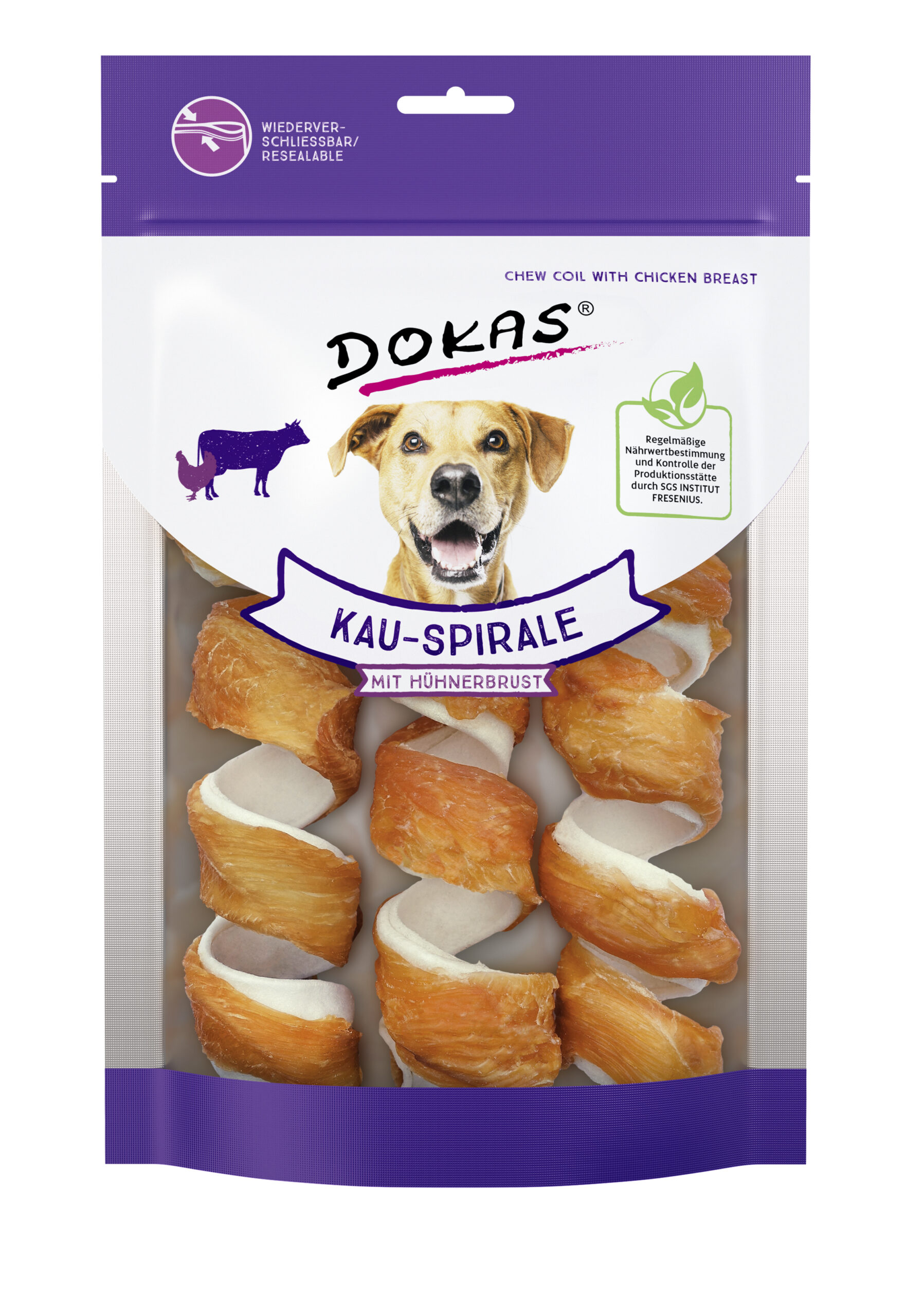 Λιχουδιές Dokas Chew Coil with Chicken Breast 110g